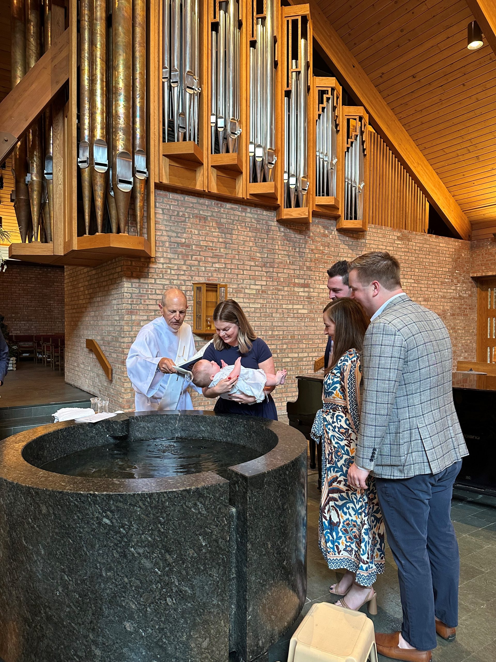 Baptism 2 with deacon Voytas
