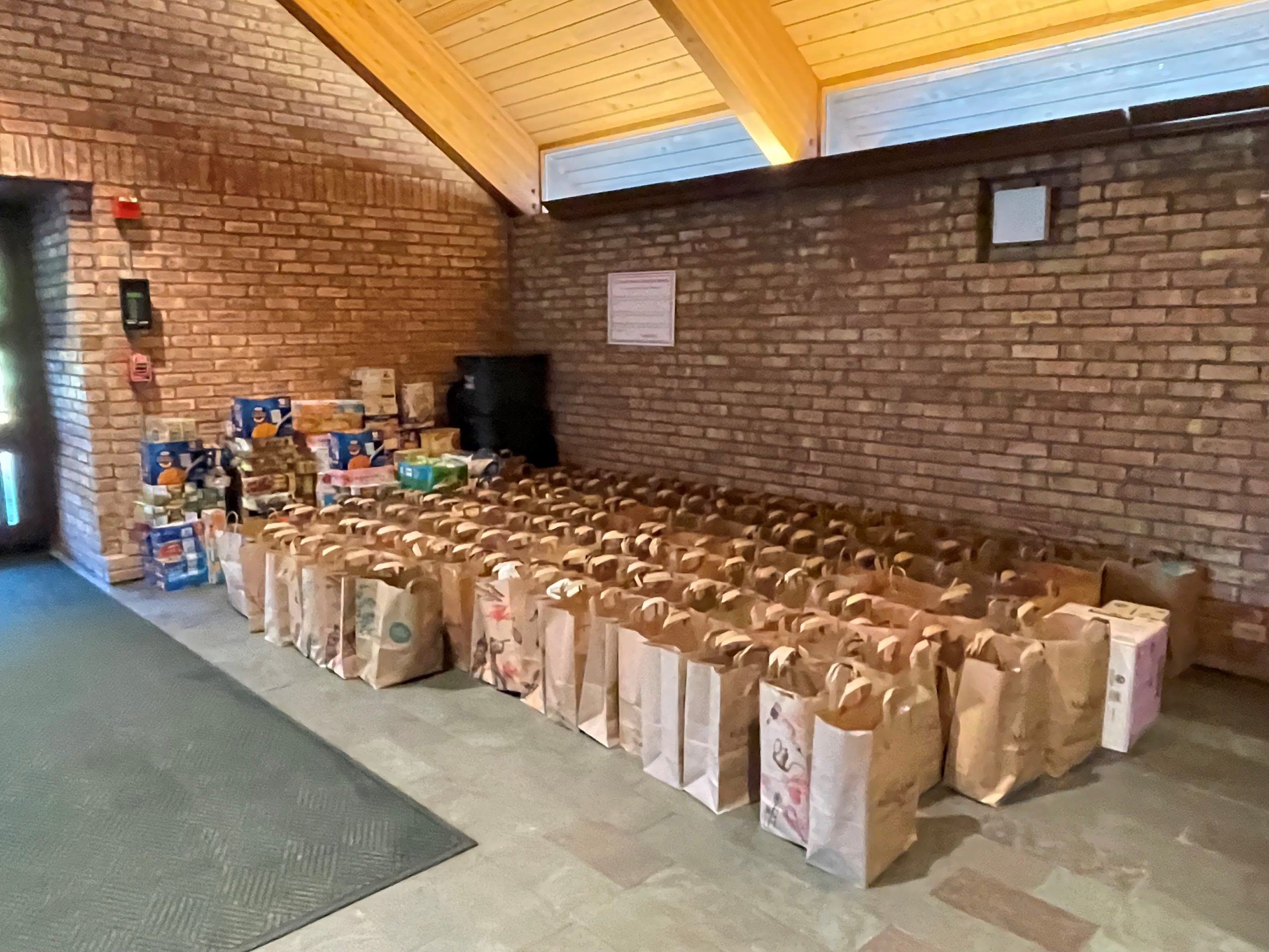 Groceries in Narthex